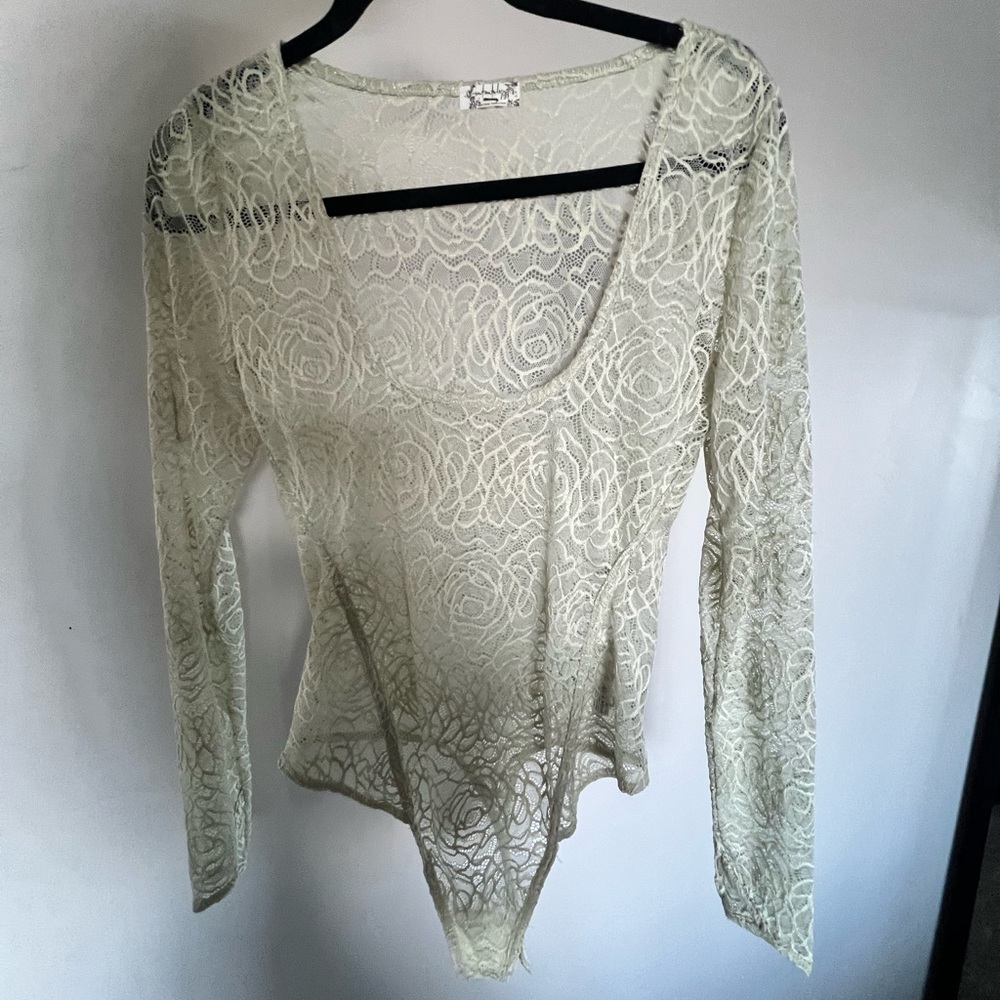 Free People lace top